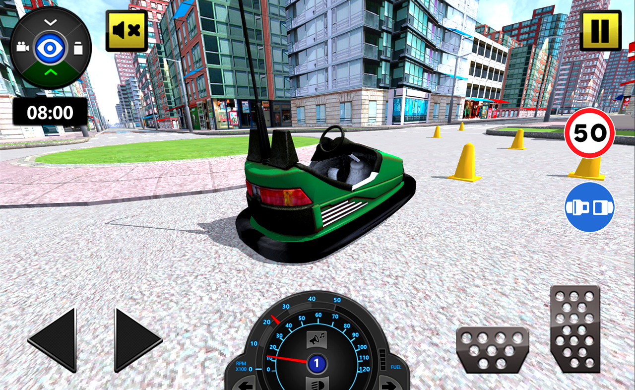 Bumper Cars Driving School Game Screenshot