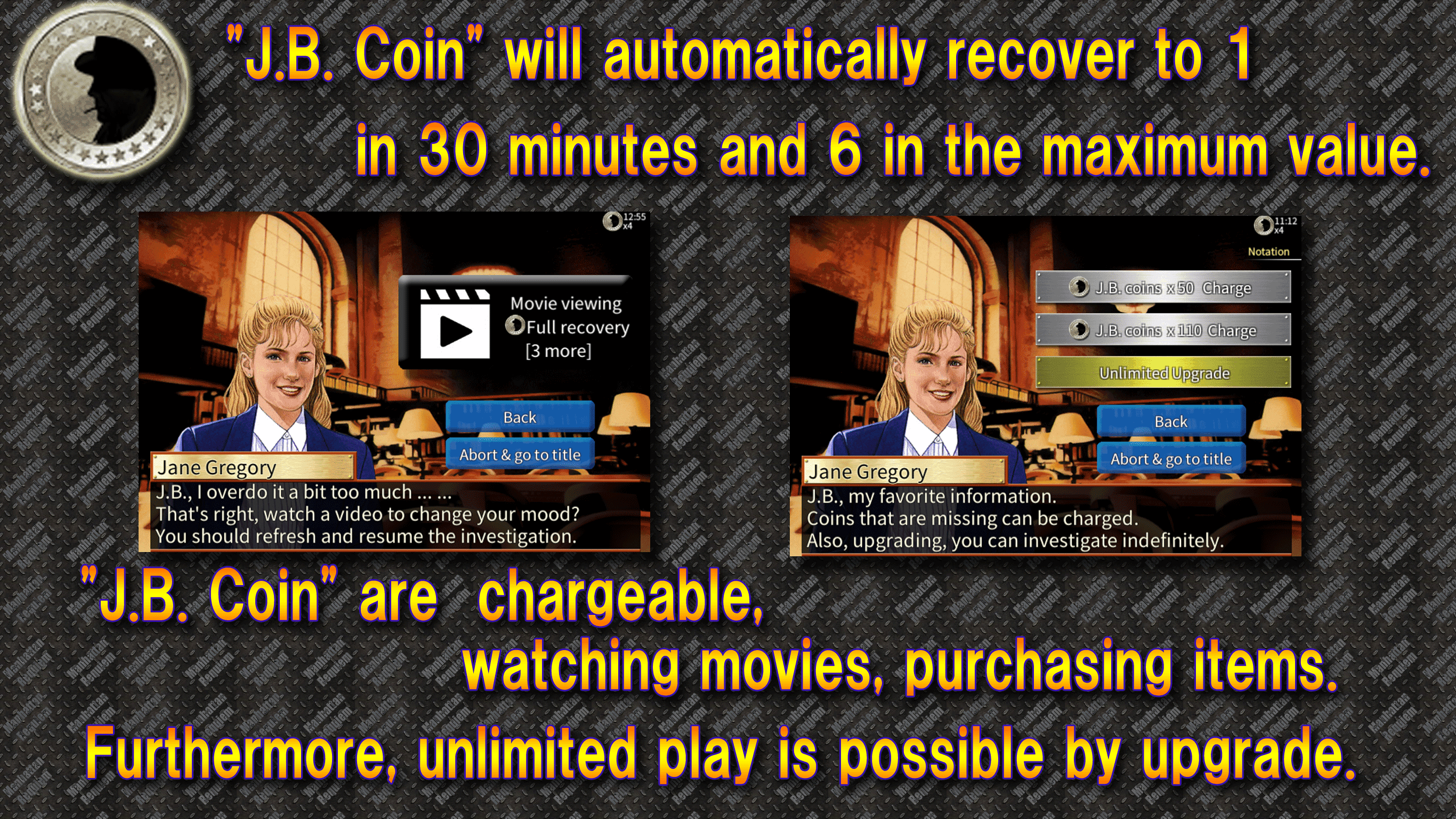 Captura de Tela do Jogo Manhattan requiem [Challenge]