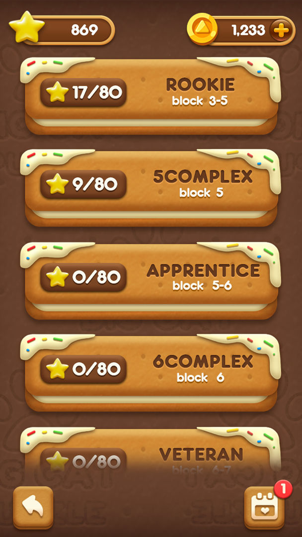 Screenshot of Cookie Puzzle: Hexa（测试版）