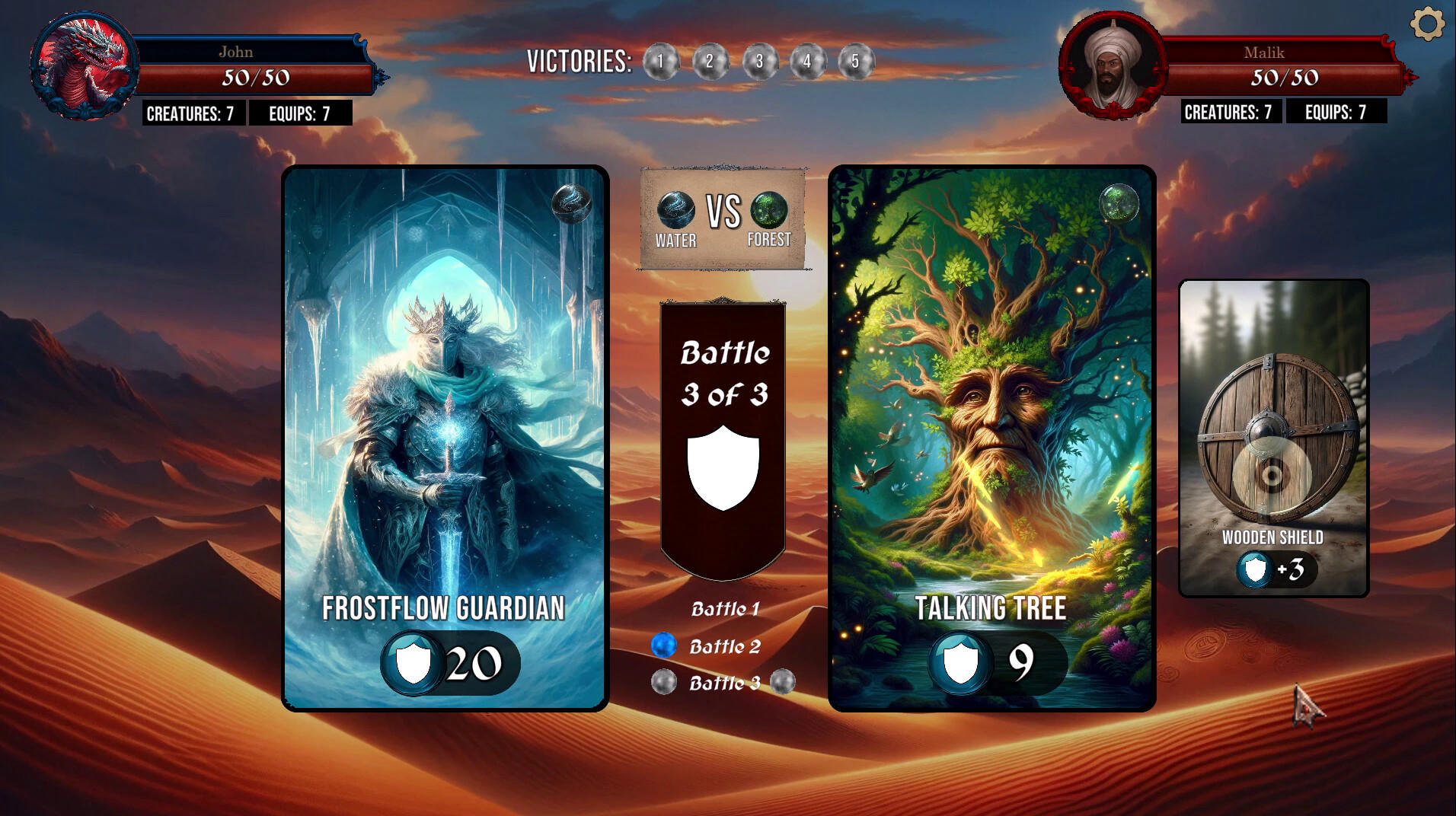 Screenshot 1 of Dragon's Fate : cartes et mini-jeux 