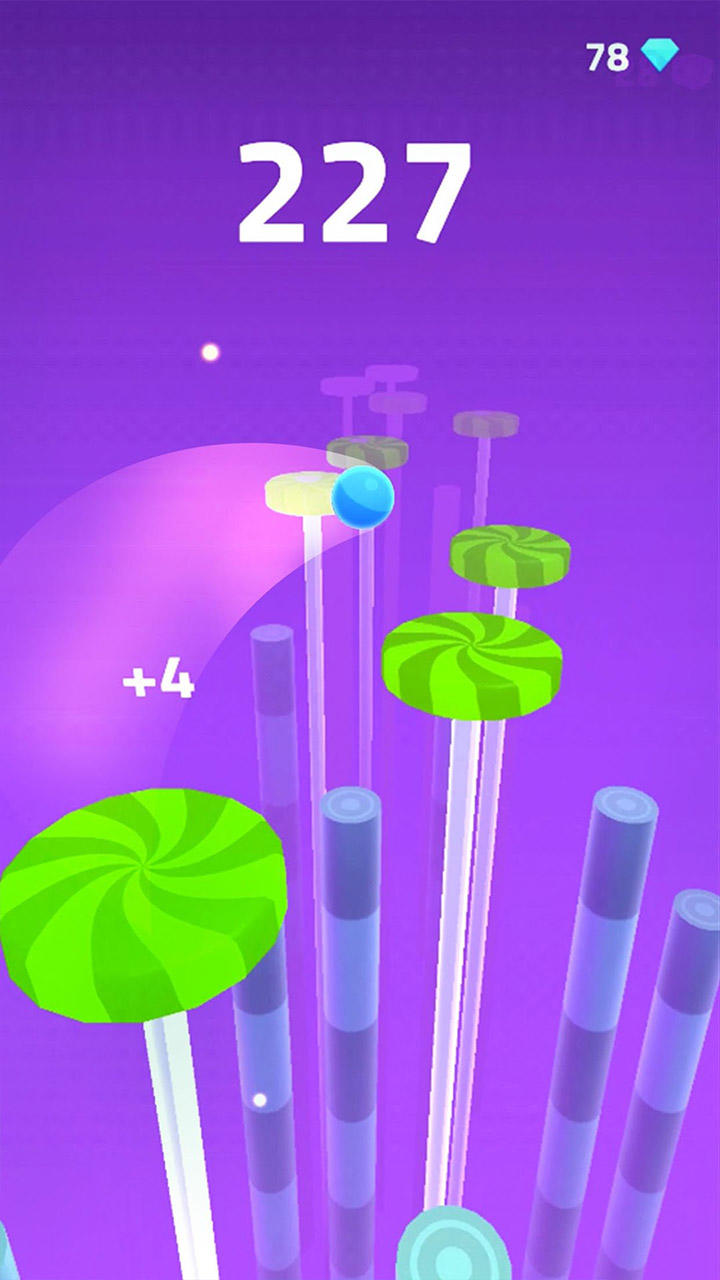球球跳 ゲームのスクリーンショット