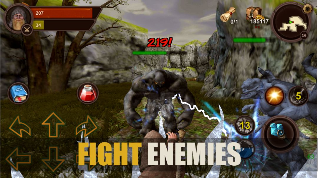 Dungeon Ward - RPG Offline screenshot game