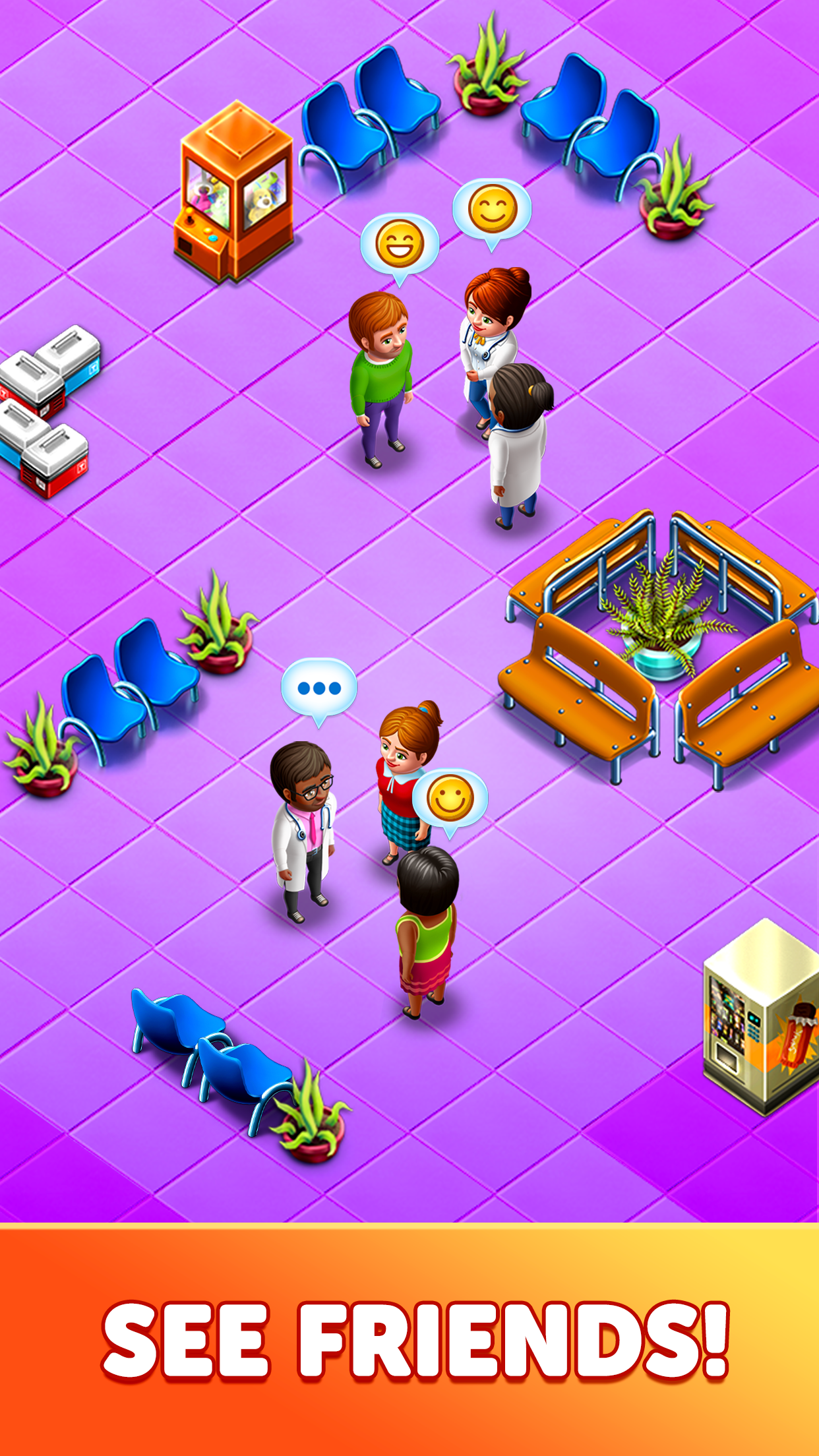 Cuplikan Layar Game My Hospital: Decorate and Heal