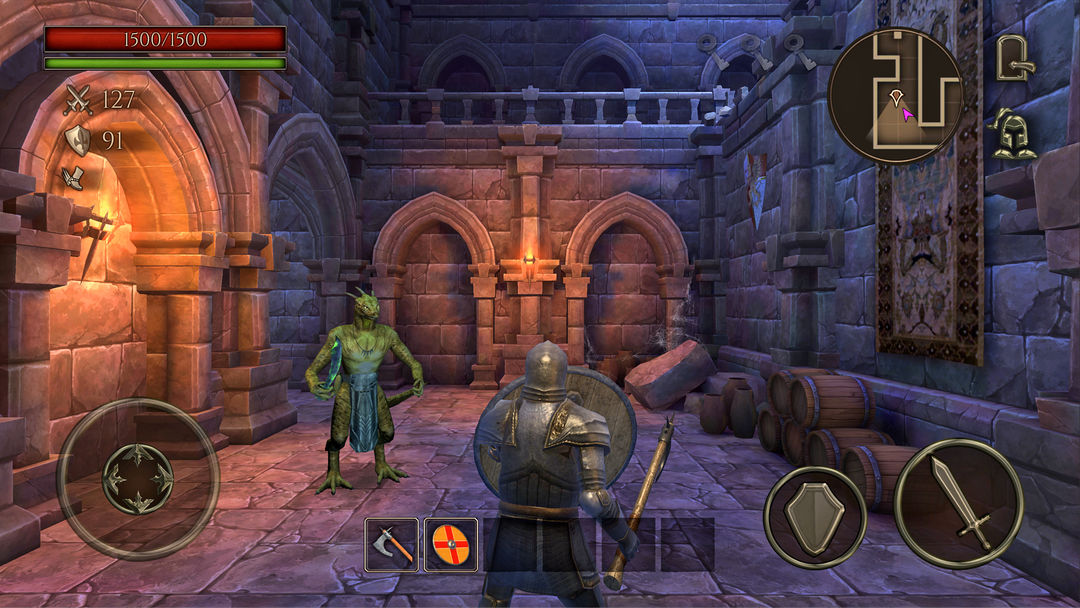 Screenshot of Ghoul Castle 3D - Action RPG