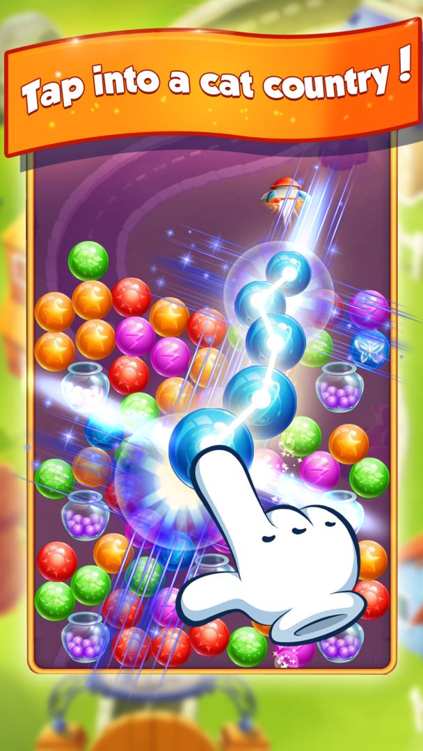 Screenshot of Bubble Pop Star: Shoot Match Blast Tropical Games