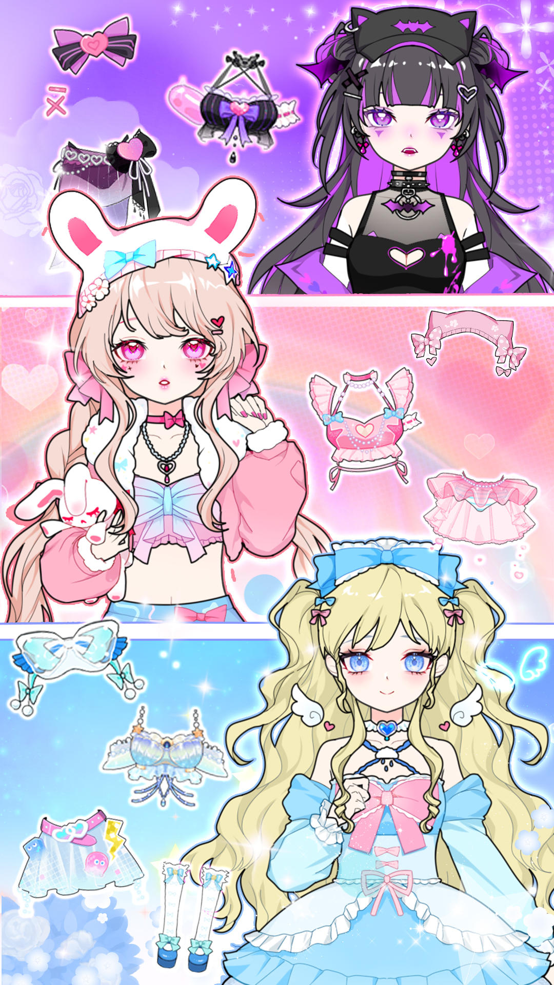 Vlinder Princess Dress Up DIY Game Screenshot