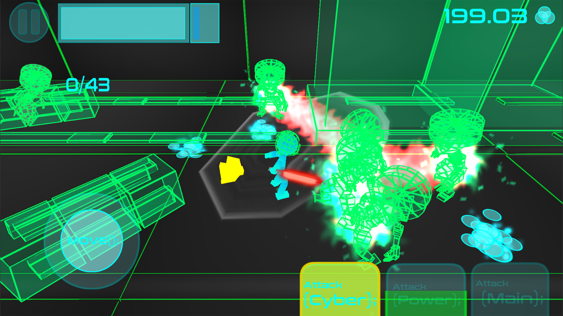 Screenshot of Stickman Neon Sword Fighting