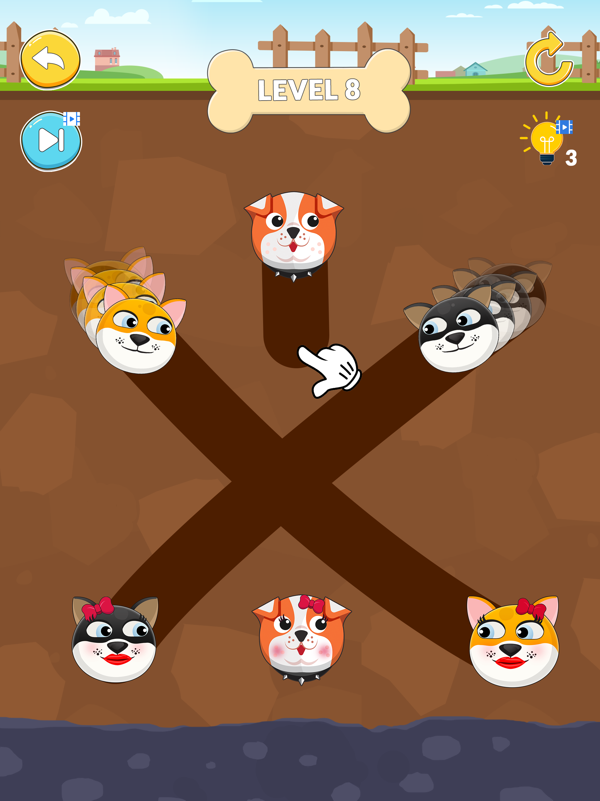 Doge in Love: Draw Puzzle Game Screenshot