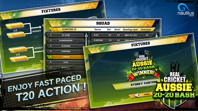 Screenshot of Real Cricket™ Aussie T20 Bash