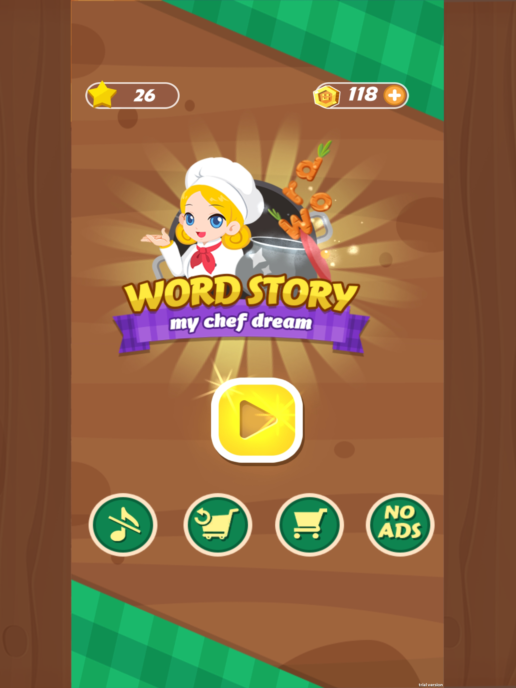 拼字大師 - 我的大廚夢 Game Screenshot