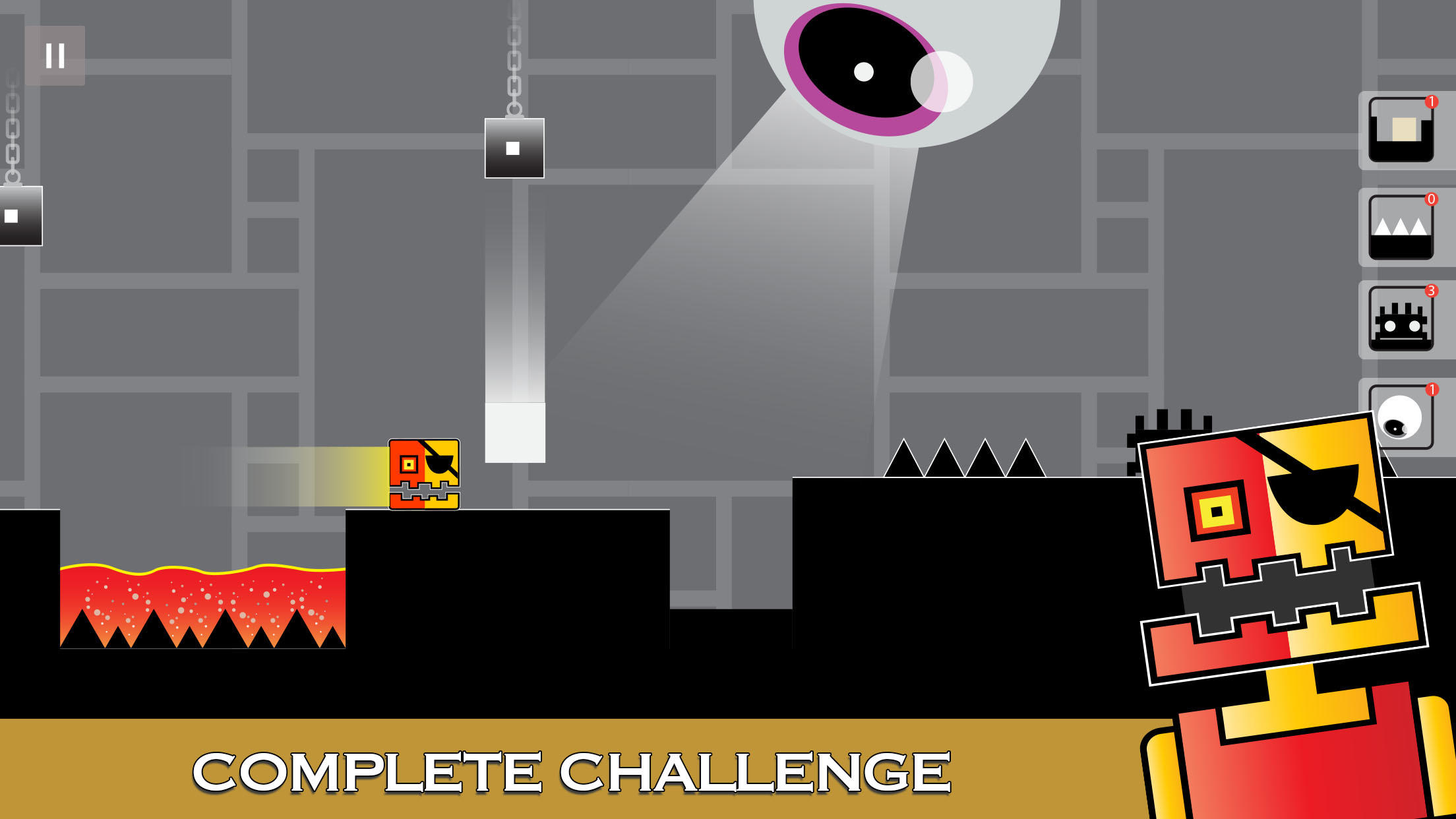 Geometry hide yourself ภาพหน้าจอเกม