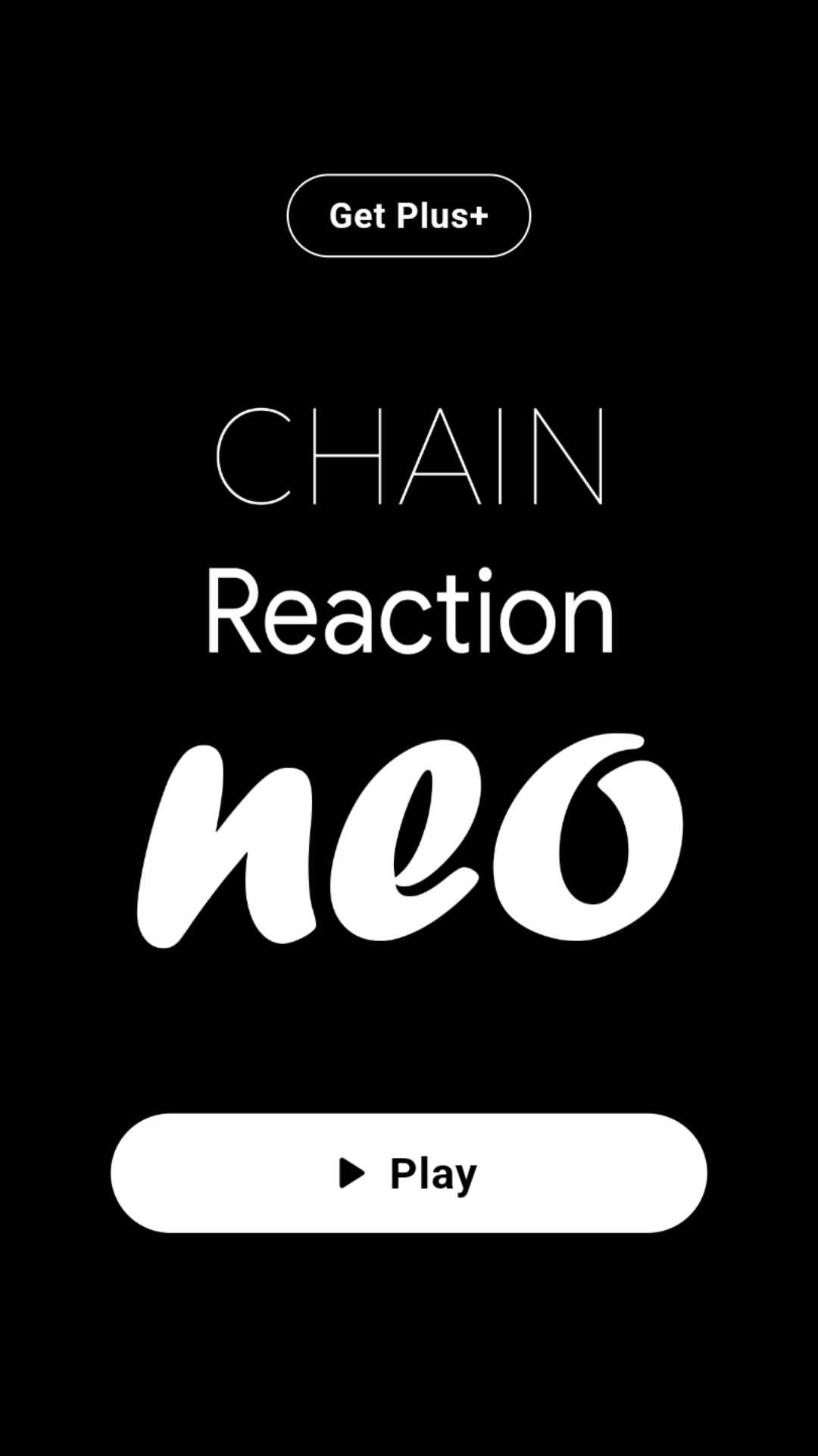 Screenshot of Chain Reaction Neo