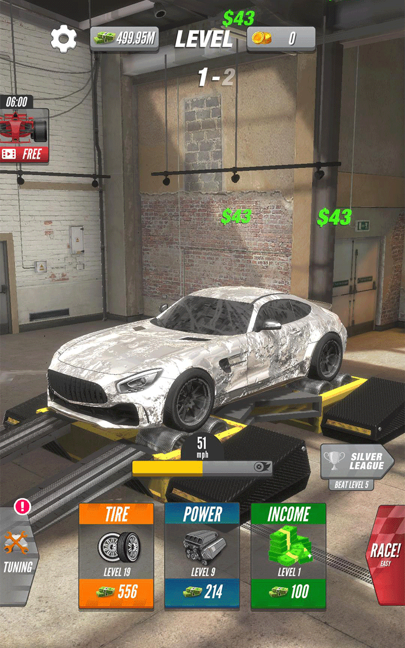 Screenshot of Dyno 2 Race - Car Tuning