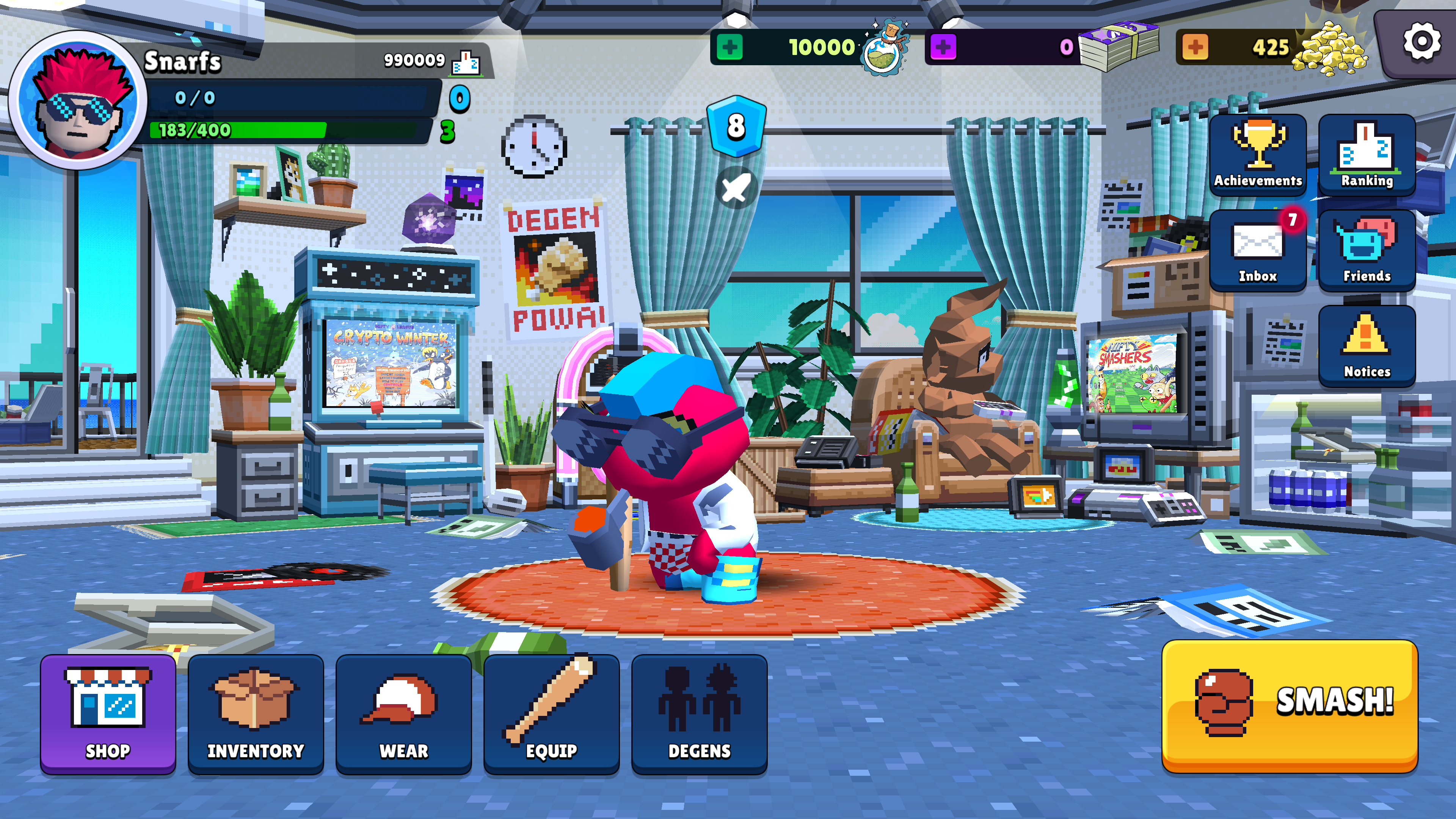 Nifty Smashers Alpha Game Screenshot