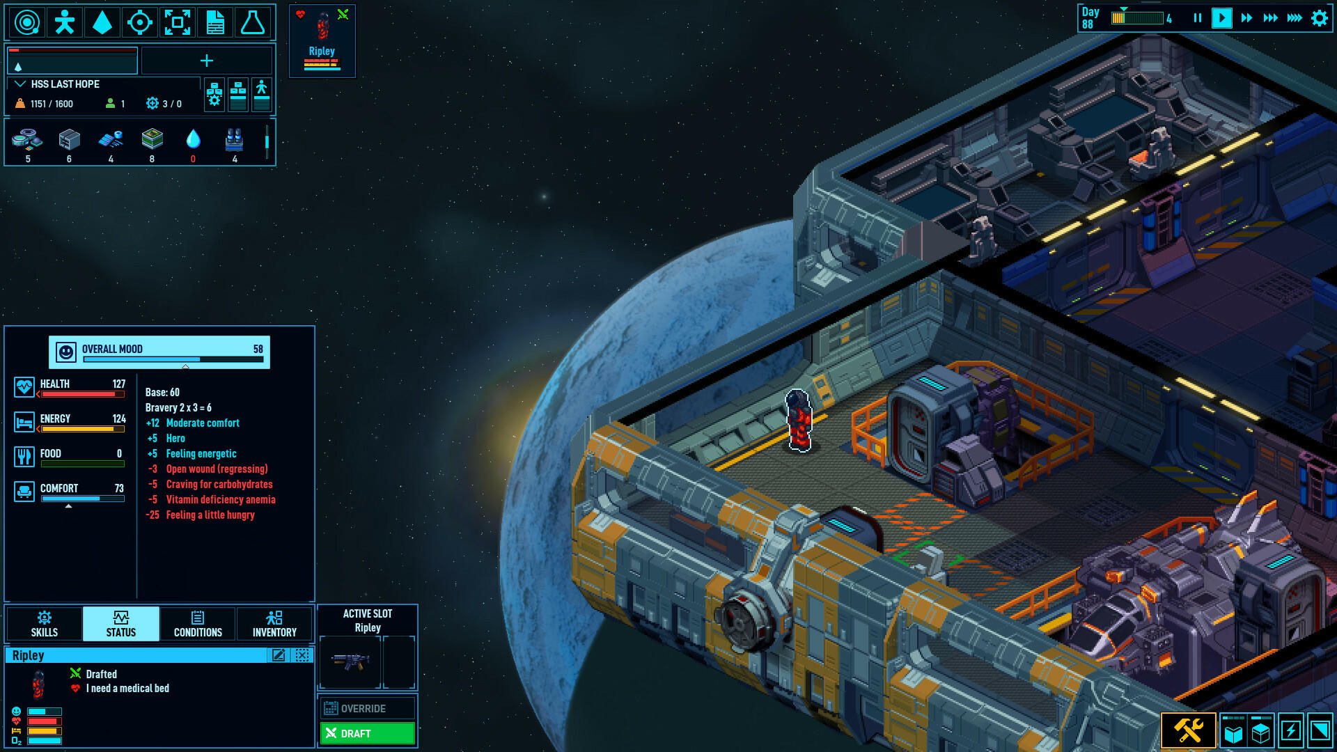 Space Haven ภาพหน้าจอเกม