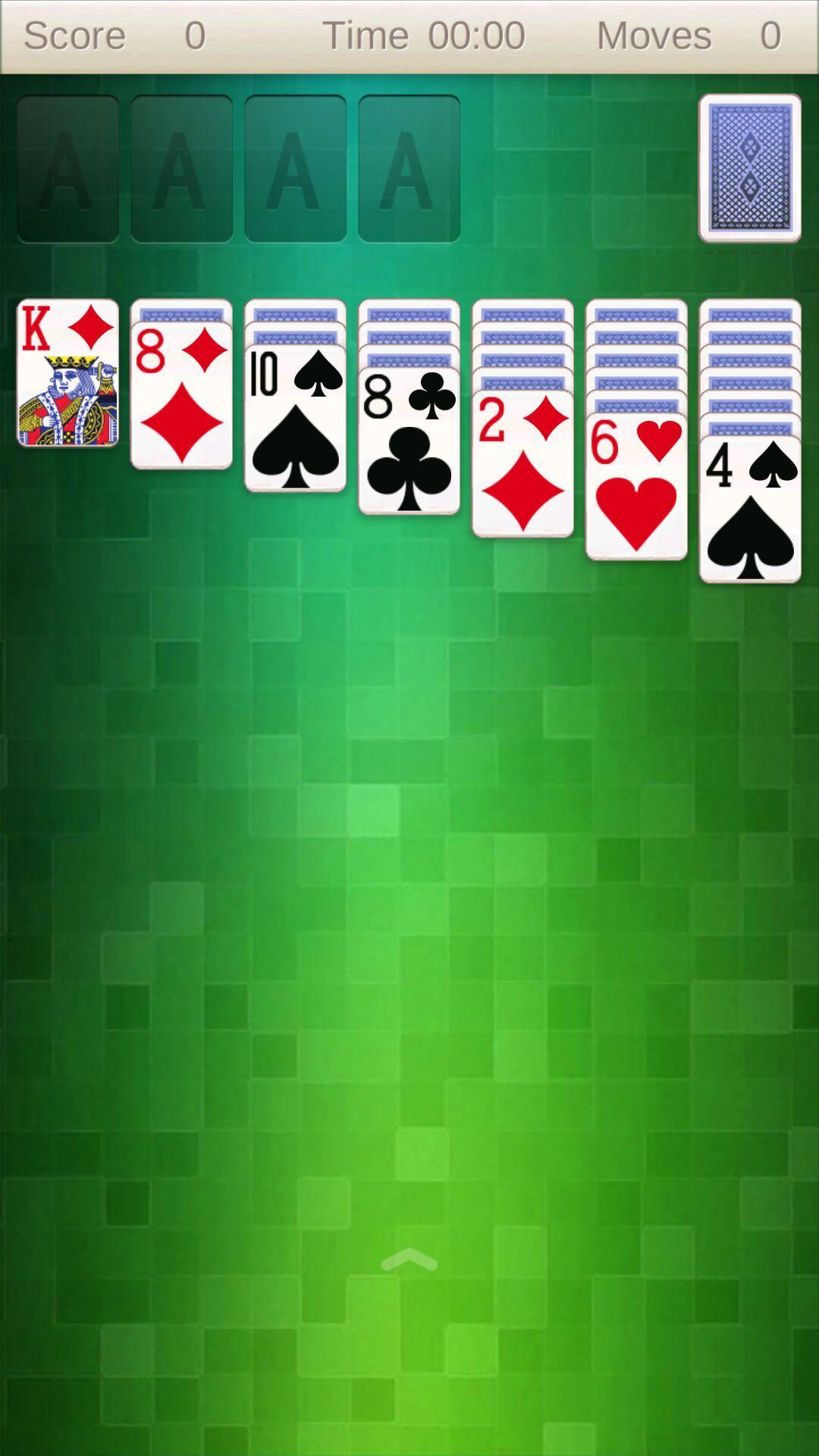 Solitaire card game Game Screenshot