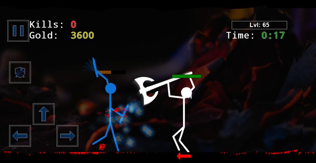 Stickman Physics Battle Arena screenshot game