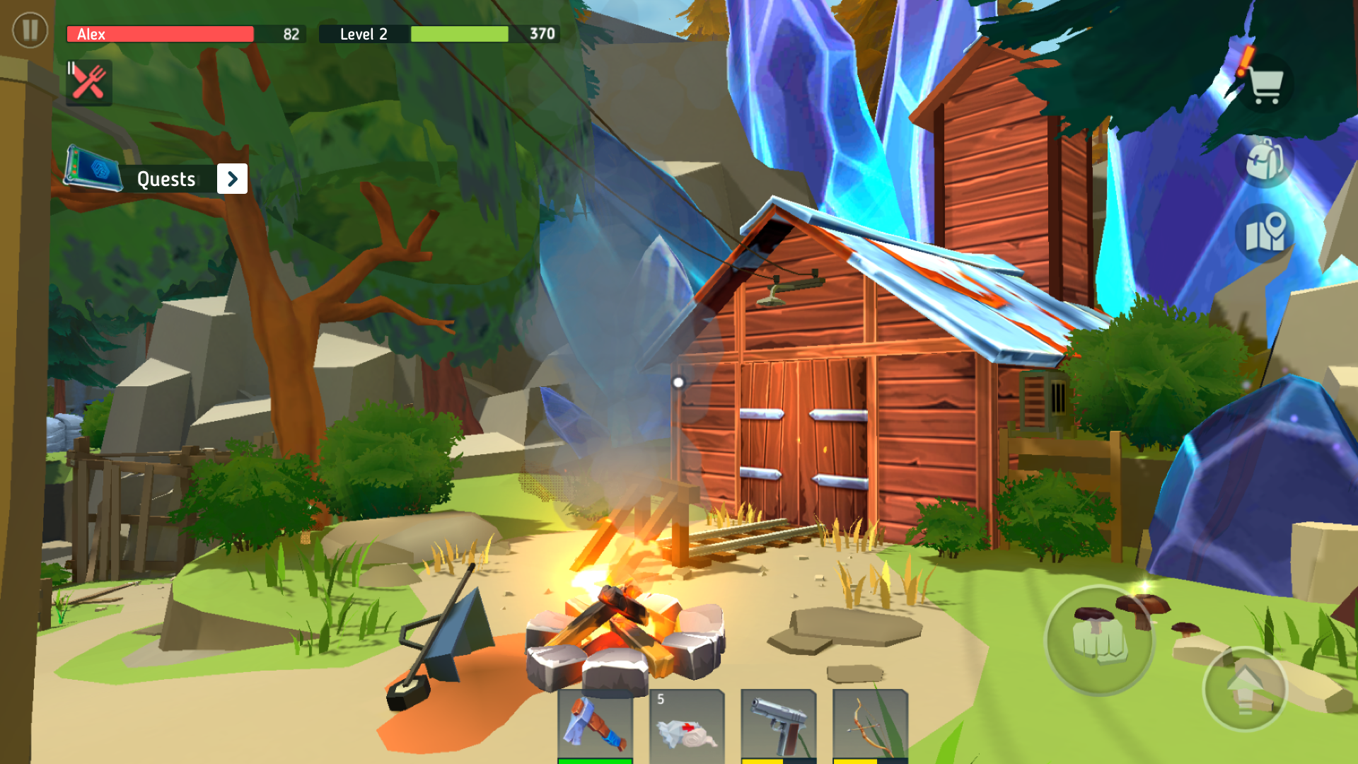 Screenshot of TEGRA: Zombie survival island