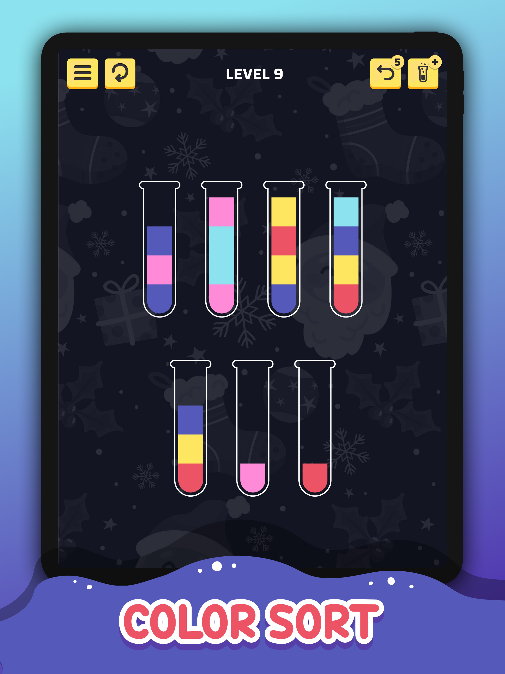 Screenshot of Water Sort Puzzle Sorting Game