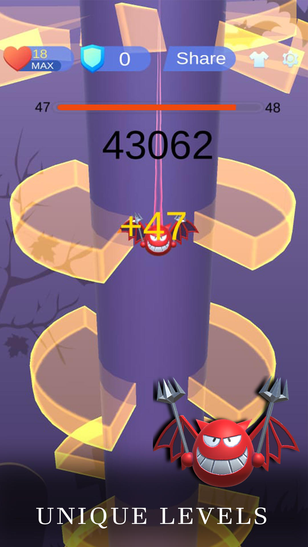 Screenshot 6 of Helix Jump - Pro 