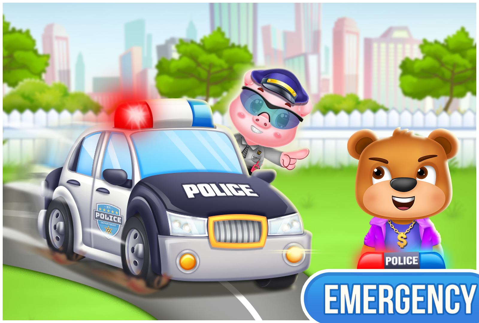 Police pig detective game Game Screenshot