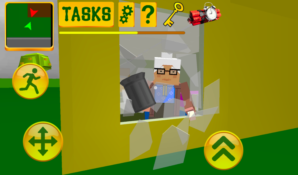 Granny Blocky Neighbor. Craft Escape Game Screenshot