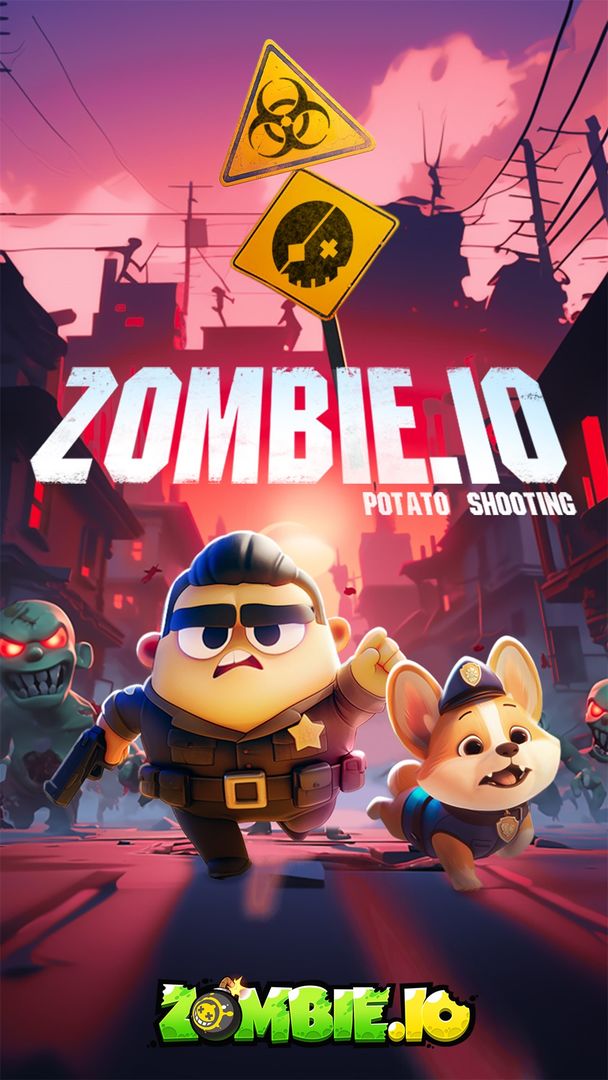 Zombie.io - Potato Shooting ภาพหน้าจอเกม