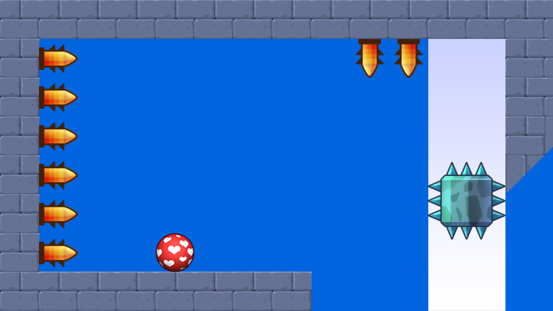 Bouncy Ball Adventure Game Screenshot