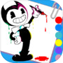 Coloring Bendy book's