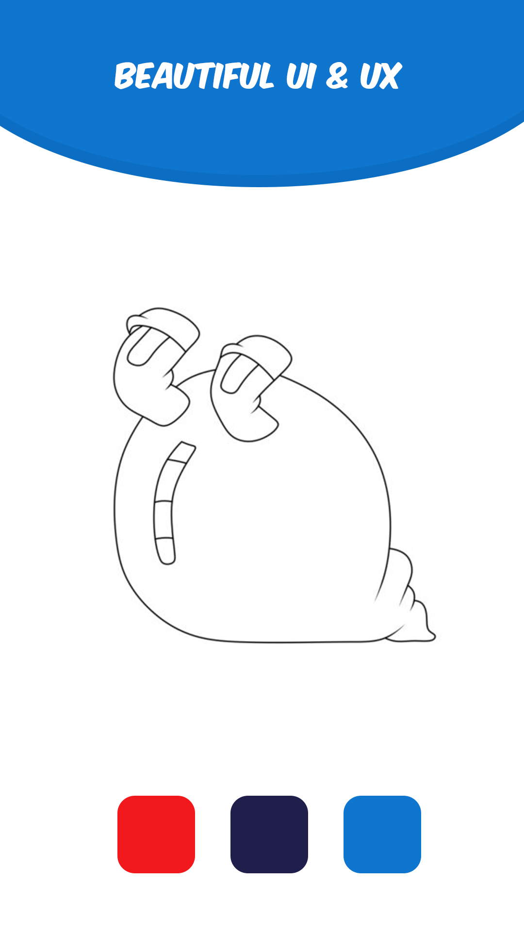 Coloring Alphabet ASMR Game Screenshot