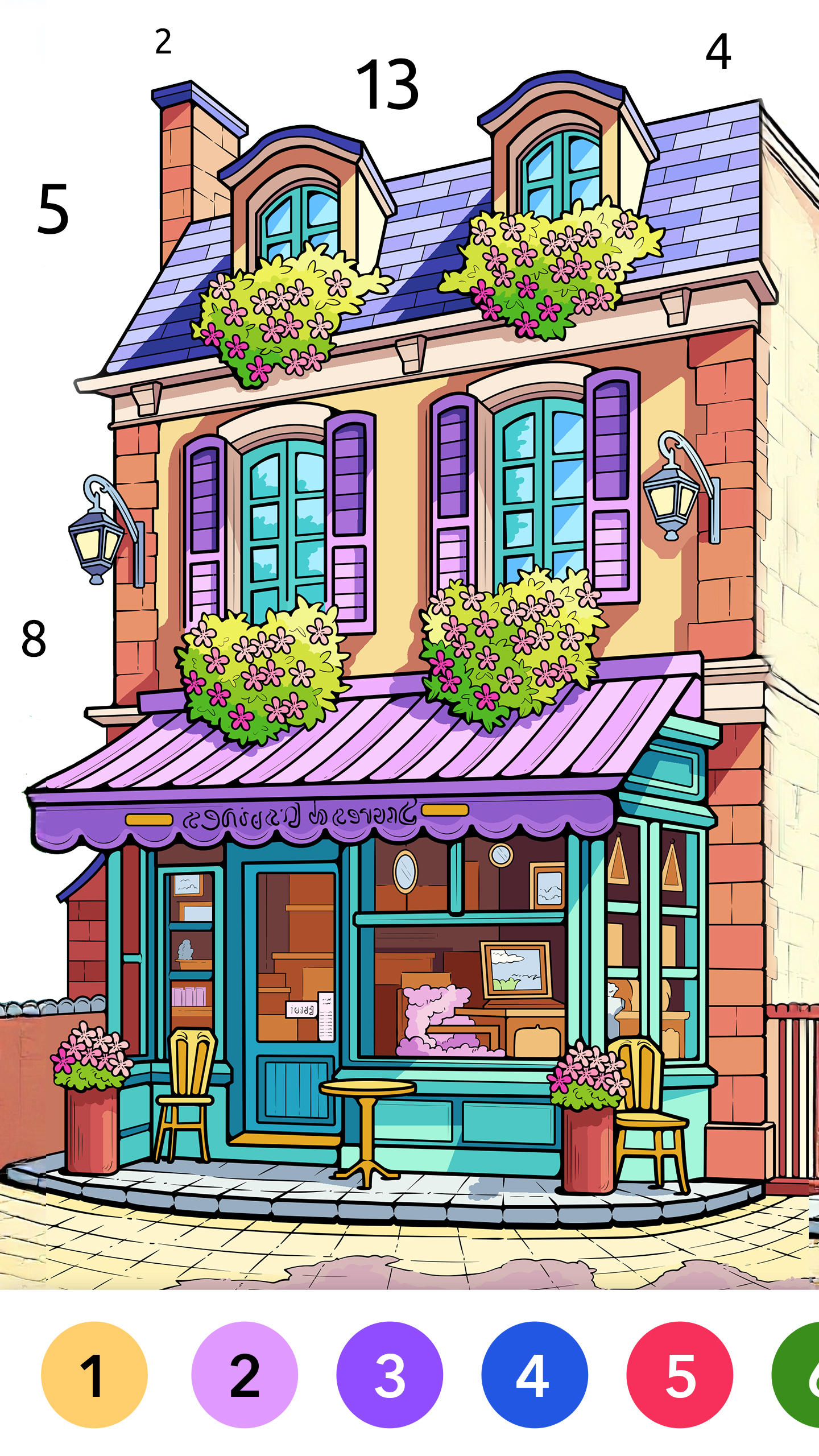 數字塗色 - 藝術著色遊戲（Paint.ly） 遊戲截圖