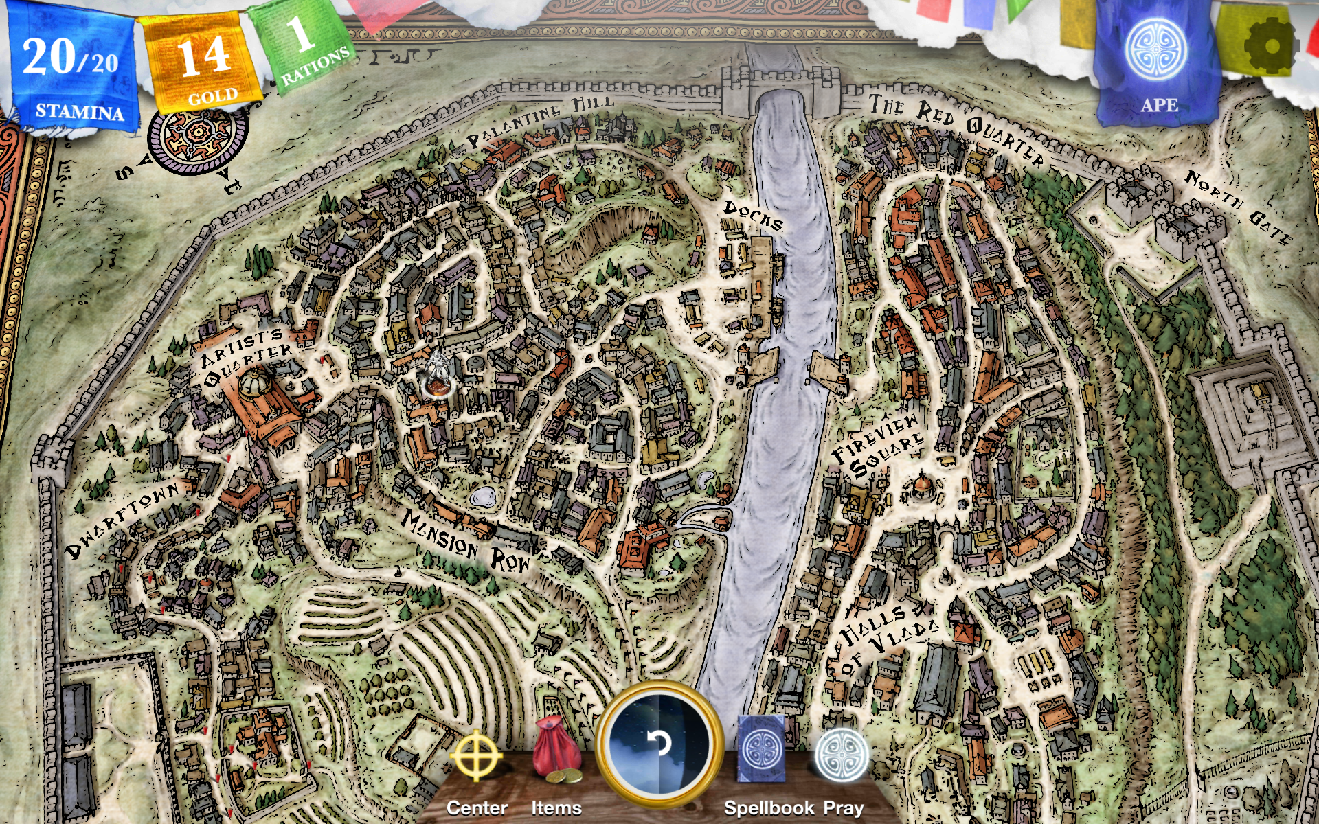 Sorcery! 2 Game Screenshot