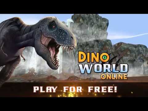 Captura de Tela do Vídeo de Dino World Online - Hunters 3D