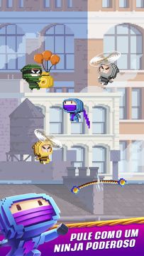Captura de Tela do Jogo Ninja Up! - Saltos sem fim