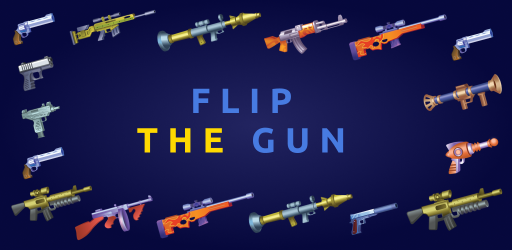Banner of Gun Flipper: Lật Trò chơi ngoại tuyến 1.0