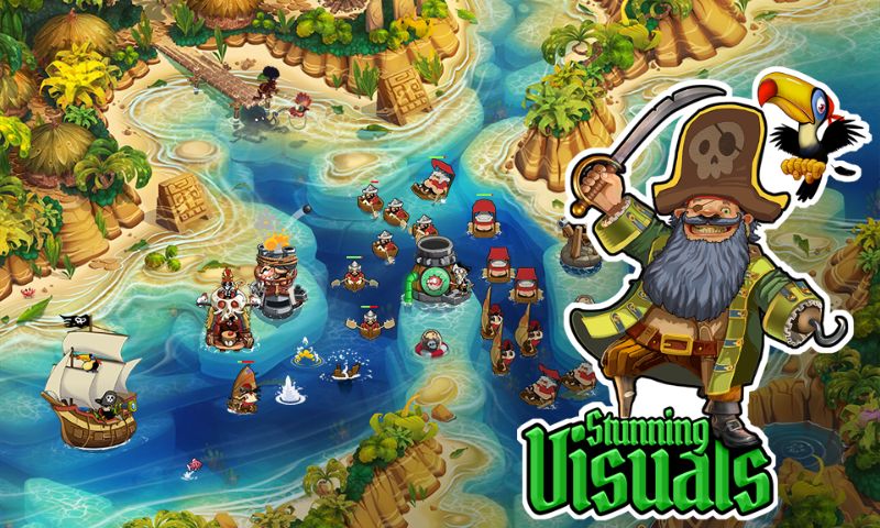 Pirate Legends TD screenshot game