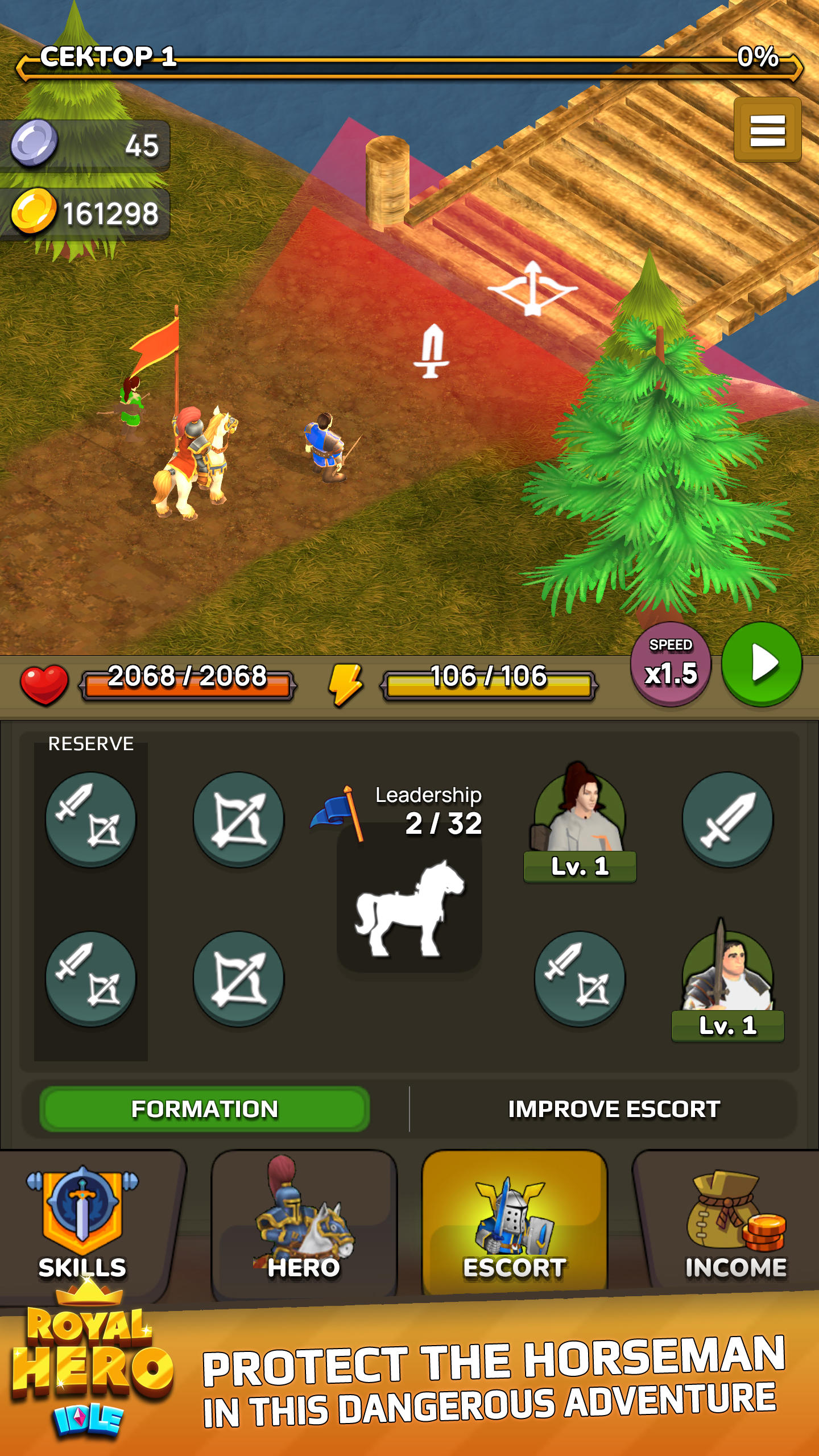 Idle Royal Hero: Tower Defense Game Screenshot