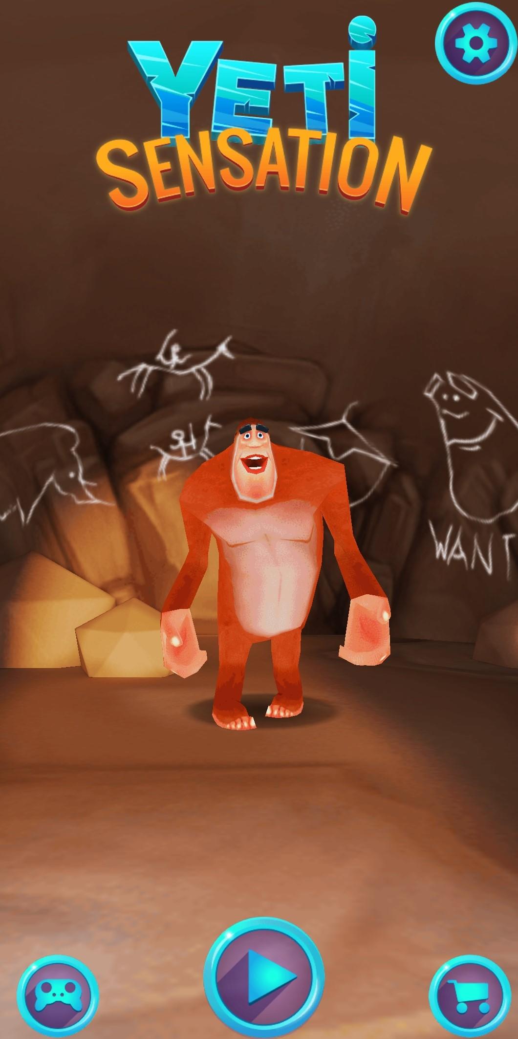 Orange Monkey Run Game Screenshot