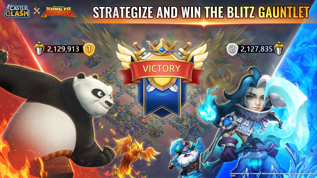 Screenshot of Castle Clash: Kung Fu Panda GO