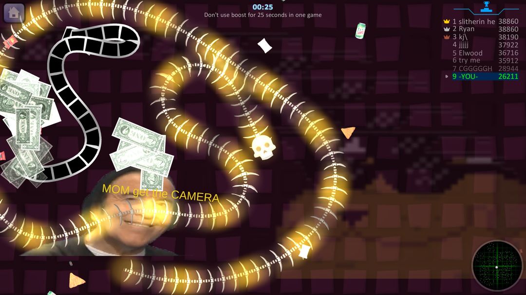 Snake Hunt: Worm io Games Zone screenshot game