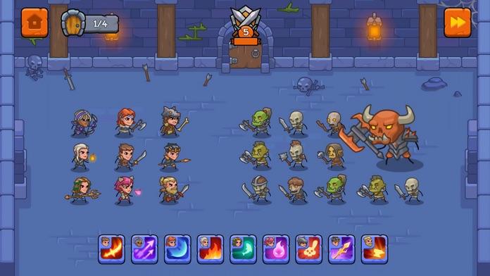 IDLE DUNGEON: Auto Roguelike 게임 스크린샷