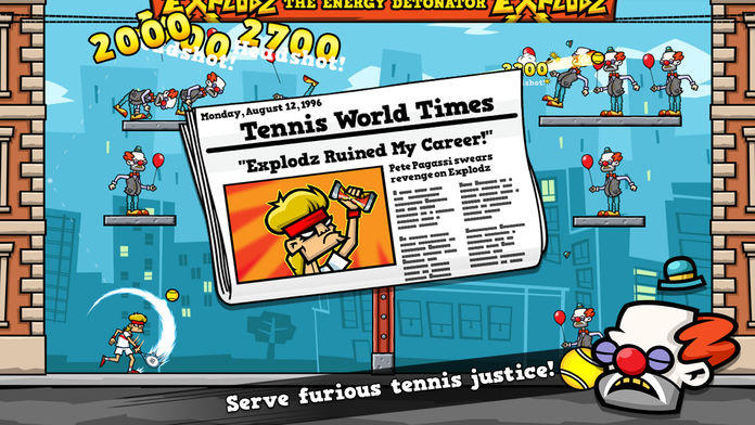Tennis in the Face Game Screenshot