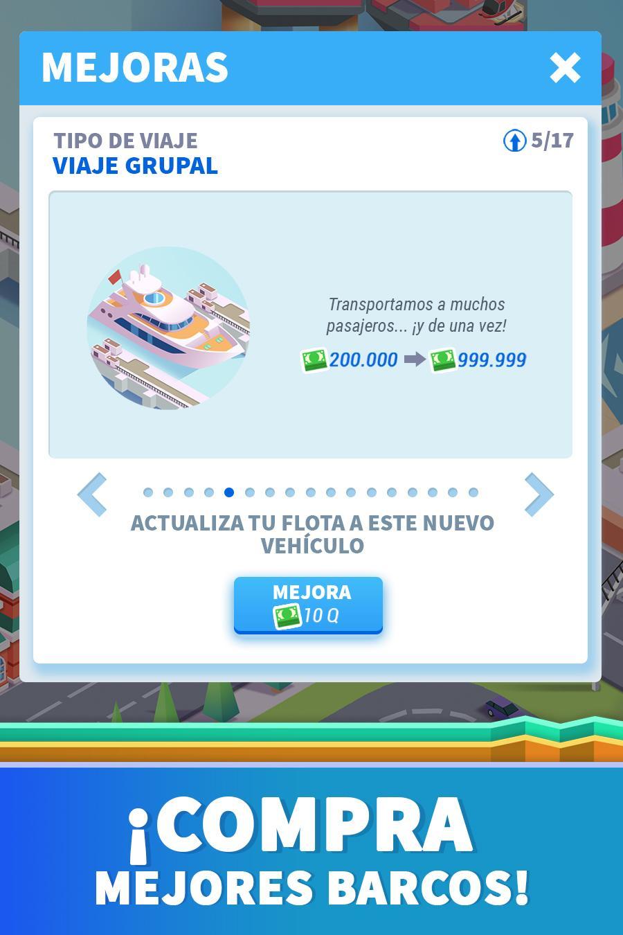 Captura de Pantalla del Juego Idle Harbor Tycoon - Juego de 