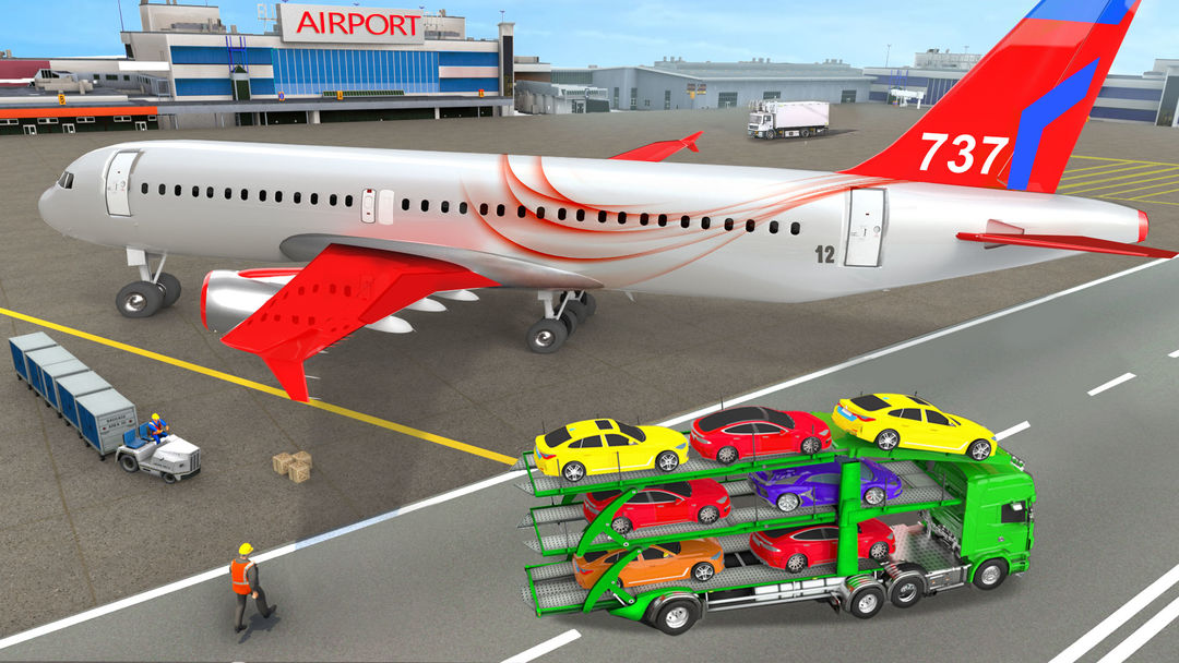 Airplane Pilot Car Transporter screenshot game