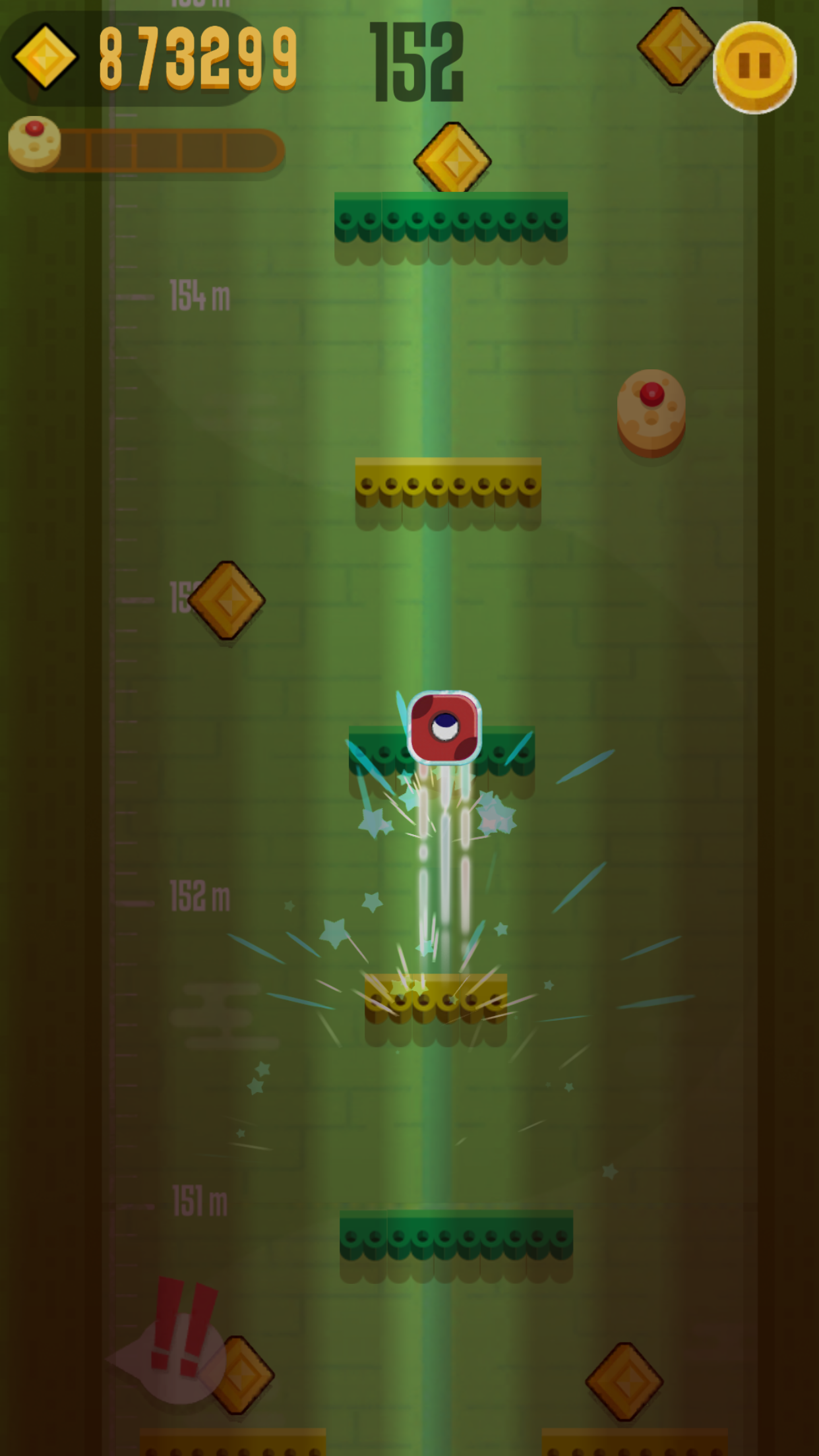 Captura de Tela do Jogo Jumping Cube