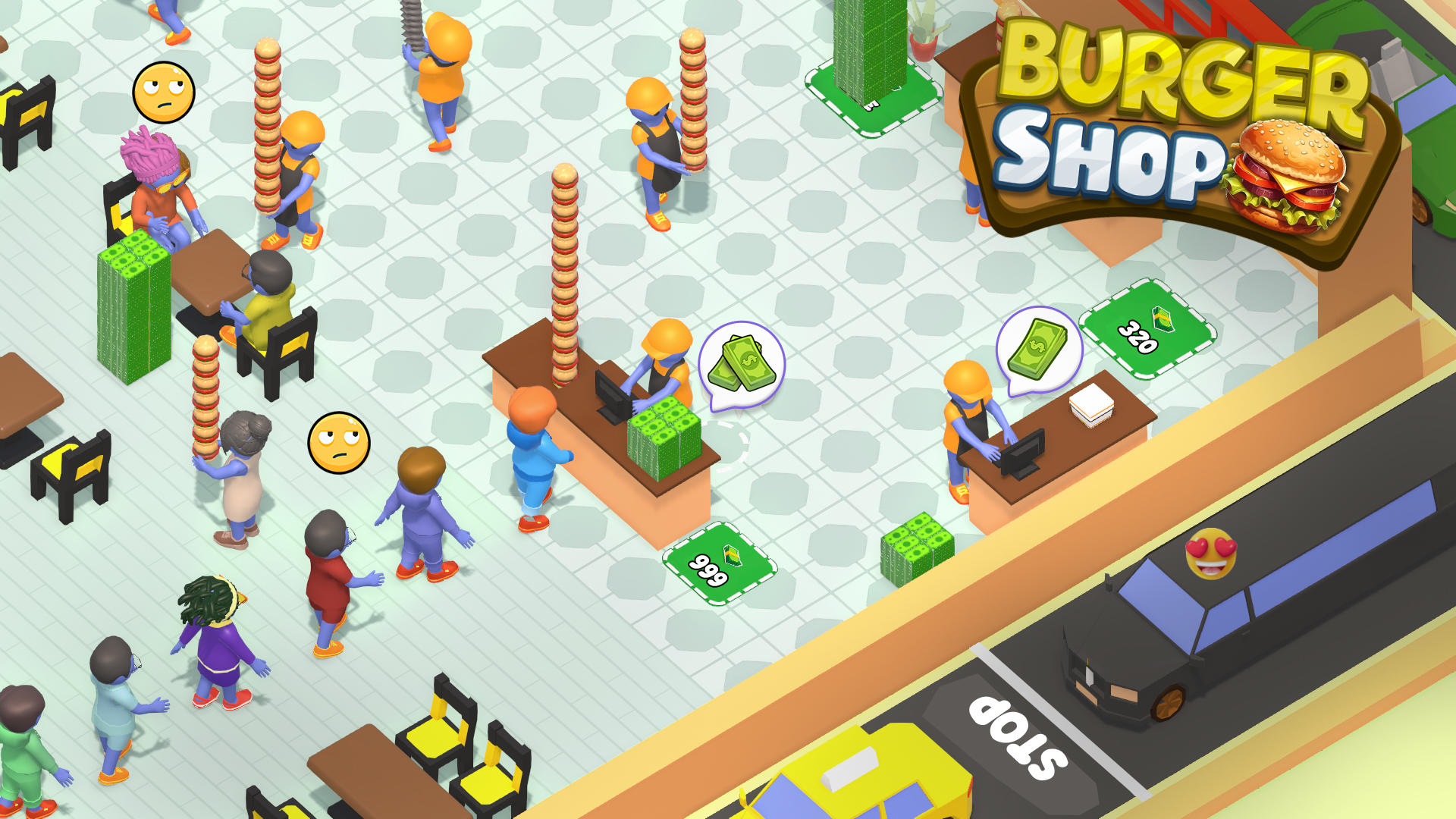 Burger Empire - Chef & Serve Game Screenshot