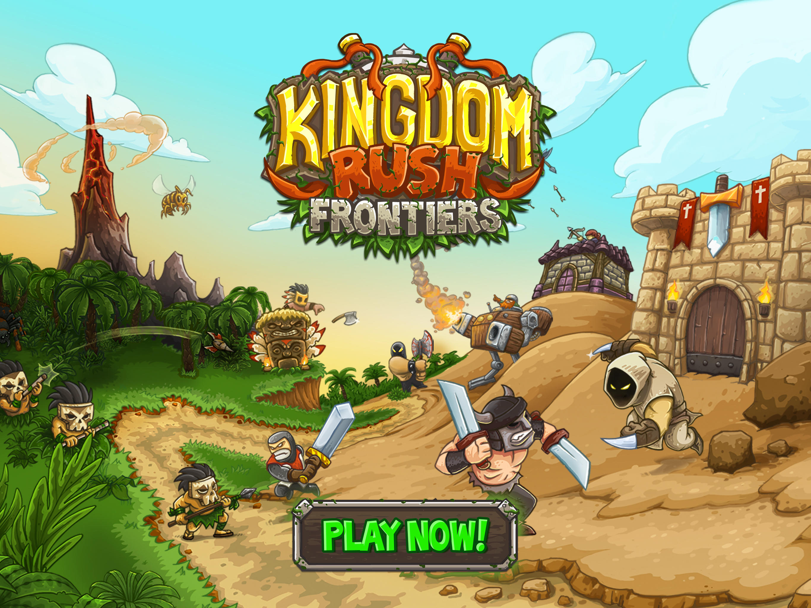 Kingdom Rush Frontiers TD Game Screenshot