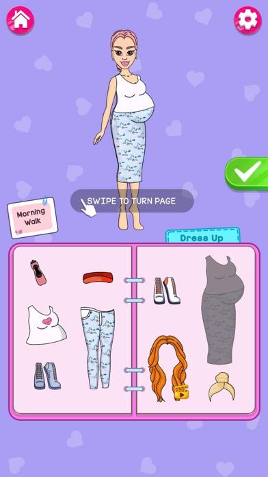 DIY Sweet Paper Doll: Dress Up Game Screenshot