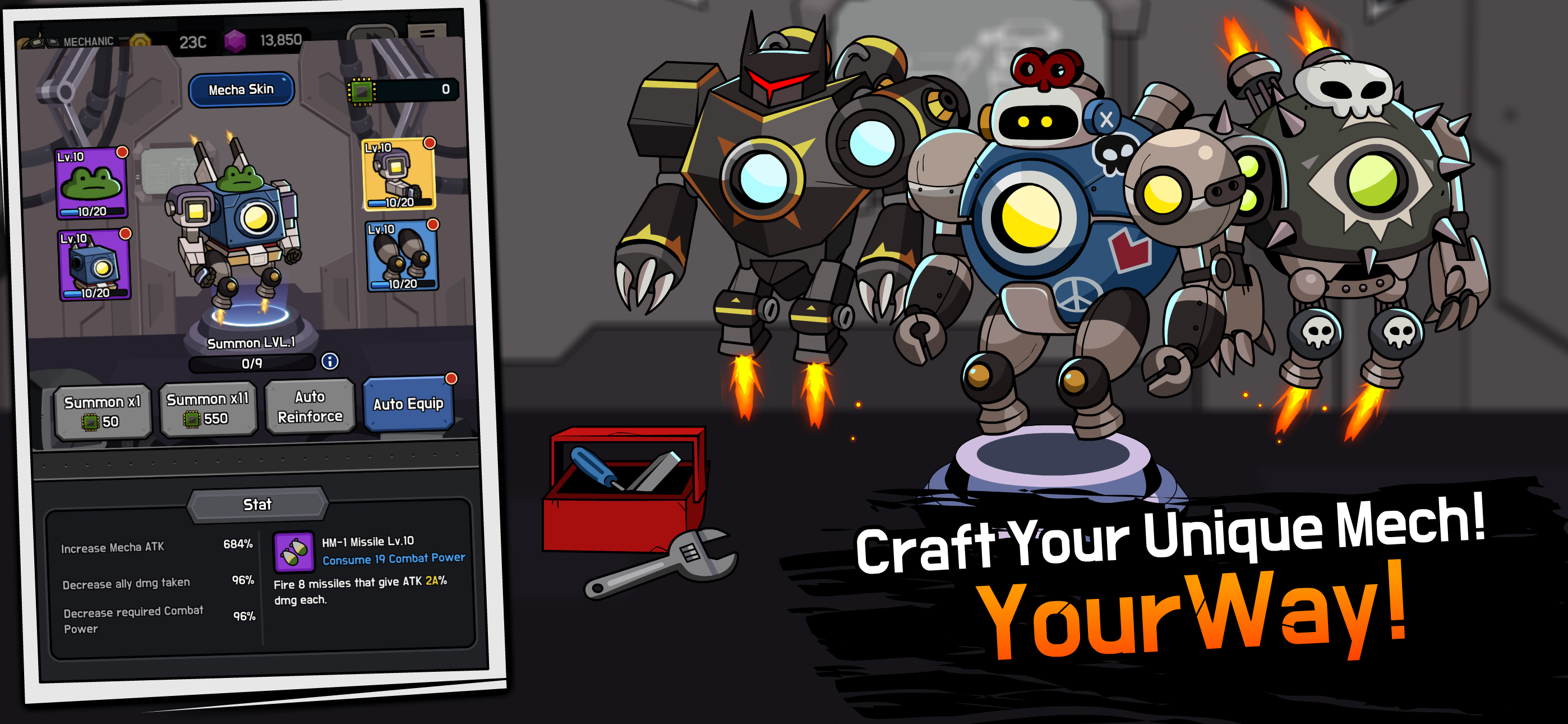 Screenshot of Mechanic Legends