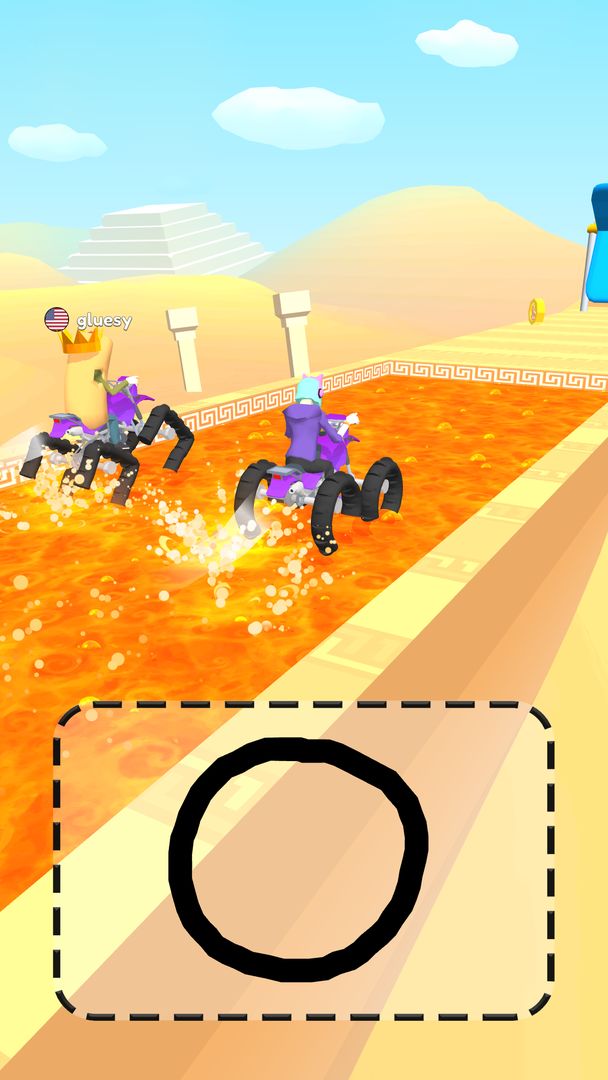Screenshot of Scribble Rider